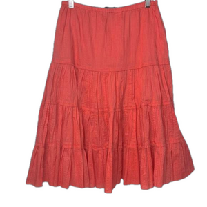 Ellos Coral Cotton Skirt